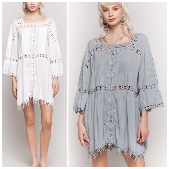 POL Simple Beauty Woven Tunic Dress - Picture 4 of 10